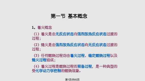 点火 可燃性和熄火PPT课件