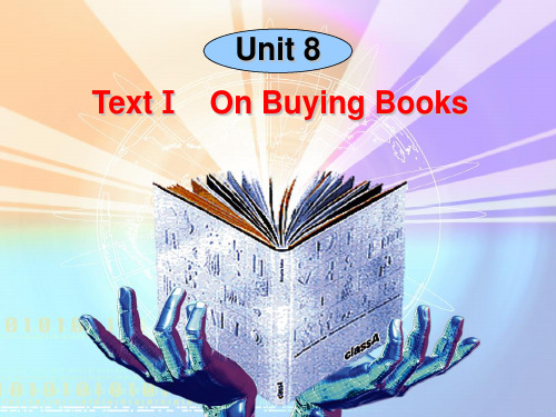 新编英语教程book3Unit 8