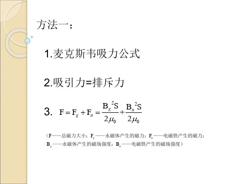 电磁力公式