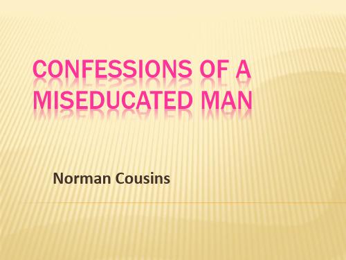 unit 2-9 Confessions of a Miseducated Man