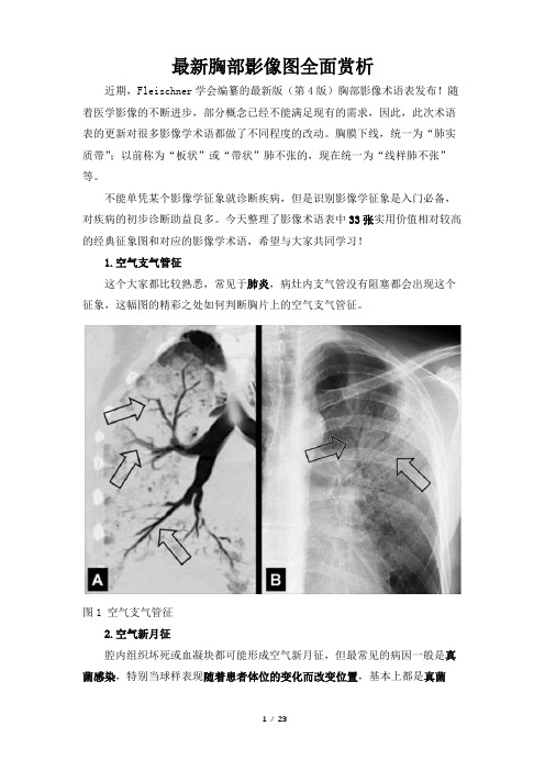 最新胸部影像图全面赏析