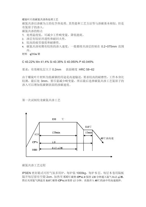 常州热处理-叶片的热处理工艺过程