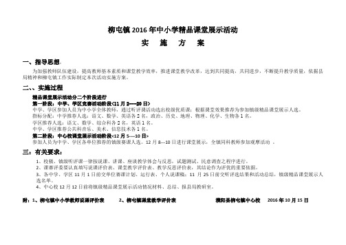柳屯镇2016年中小学精品课堂展示活动 (2)