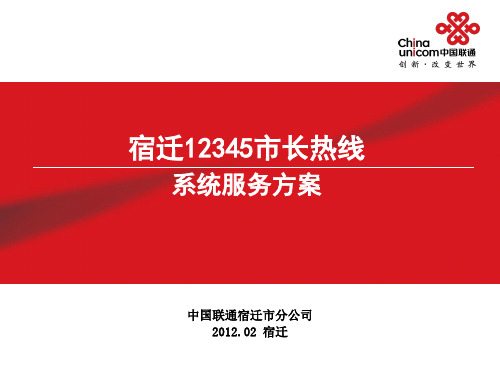 12345市长热线汇报材料