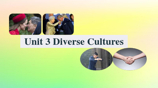 高考英语一轮总复习高效备考新模式第一部分复习教材模块Unit3DiverseCultures(课中讲