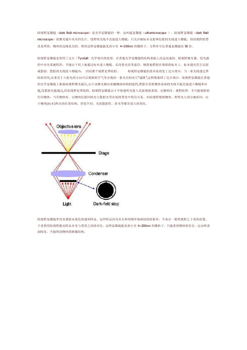 超显微镜原理