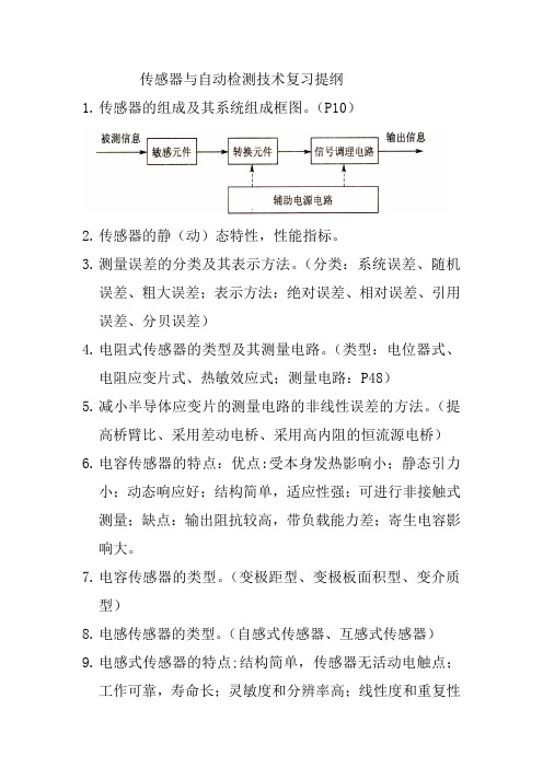 自动检测技术及应用期末模拟试题8