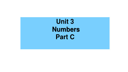 闽教版(MJ)三年级英语上册教学课件 Unit 3 Part C课件