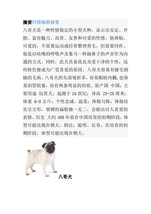 八哥犬