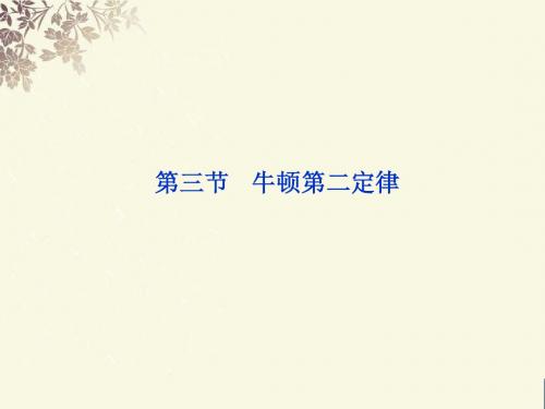 牛顿第二定律课件--丁新