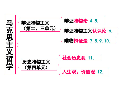 高中政治专题：必修四 第四课 探究世界的本质