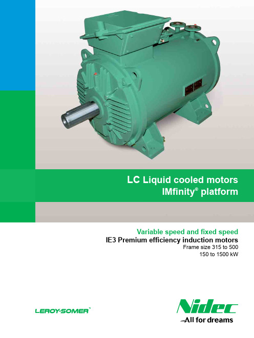 Nidec Leroy-Somer IMfinity LC系列液冷式高效率扭流电机说明书