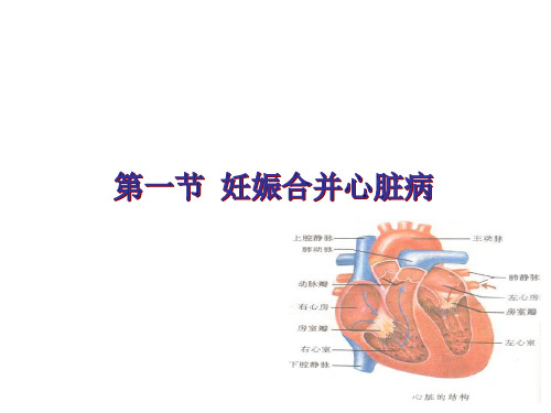 妊娠期合并症心脏病 PPT课件