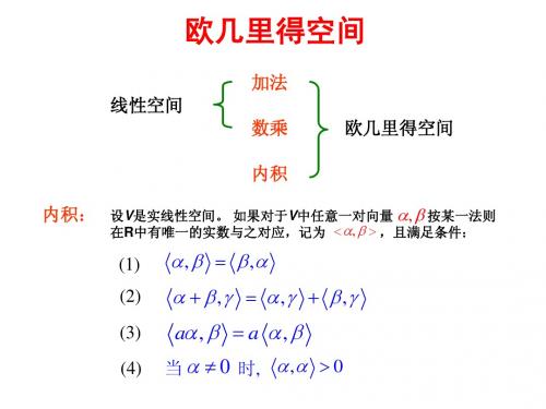 欧几里得空间