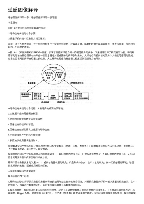 遥感图像解译