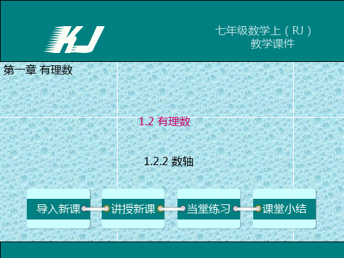 最新人教版数学七年级上册课件1 .2.2 数轴