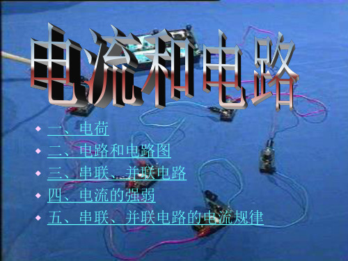 人教版八年级物理复习课件第五章电流与电路(1)
