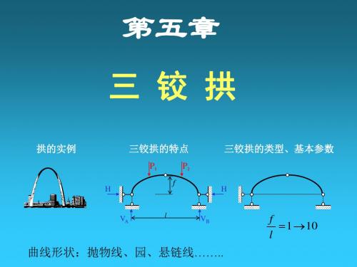 结构力学之三铰拱