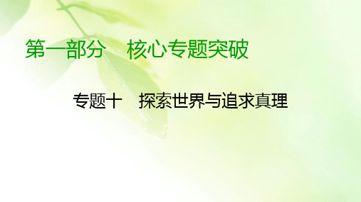 【精品推荐】2020高考政治二轮专题复习课标通用版 课件 专题10 哲学思想、唯物论 认识论第1部分 专题10 第2