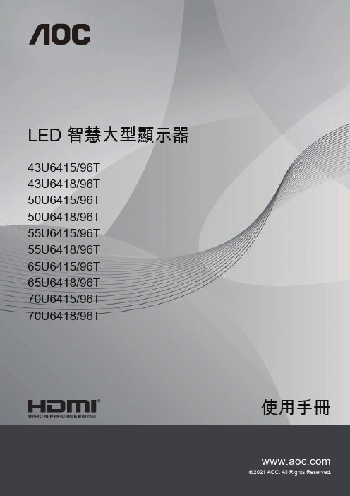 LED 智慧大型顯示器使用手冊说明书