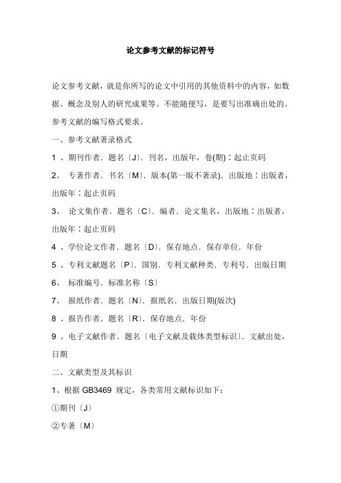 参考文献命名