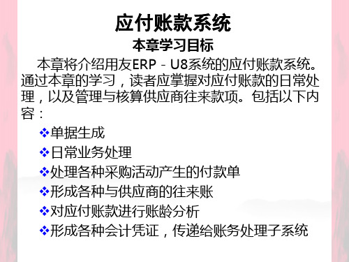 会计信息系统实用教程第九章