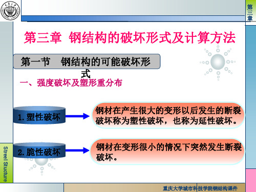 第三章 钢结构的破坏形式及计算方法