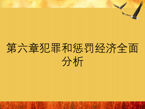 犯罪和惩罚经济全面分析