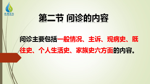 问诊内容