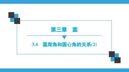 第3章  3.4 圆周角和圆心角的关系(2)