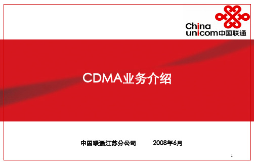 CDMA业务介绍(总)