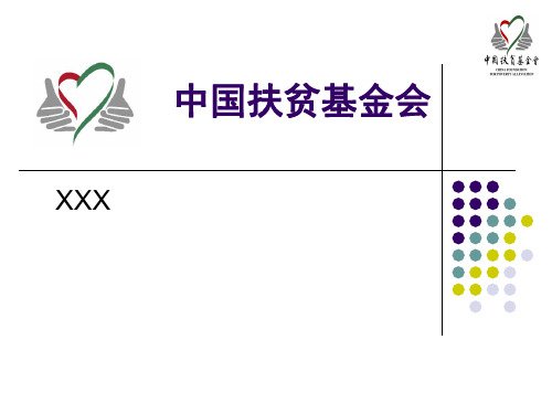 中国扶贫基金会 简介