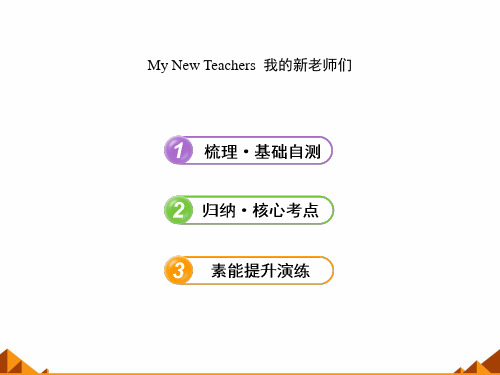 外研版必修一Module2MyNewTeachers_词汇课件