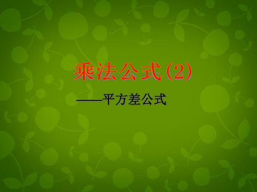 苏科初中数学七年级下册《9.4 乘法公式》PPT课件 (14).ppt