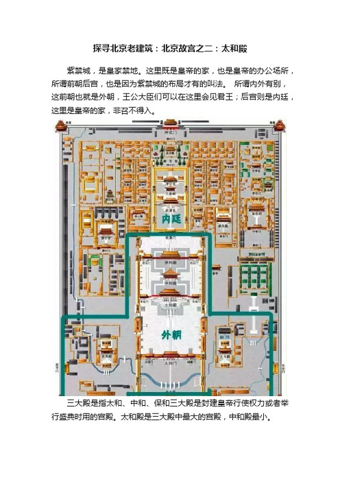 探寻北京老建筑：北京故宫之二：太和殿