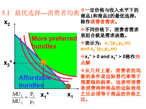 消费者最优选择