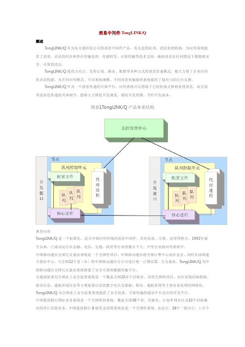 消息中间件TongLINKQ