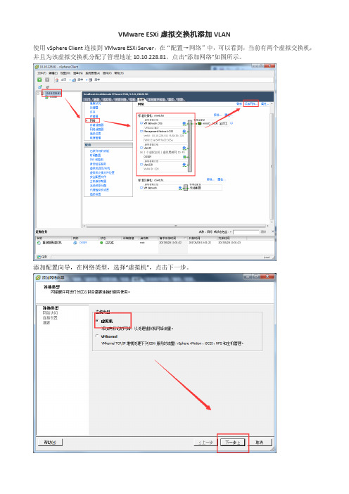 VMware ESXi虚拟交换机添加VLAN