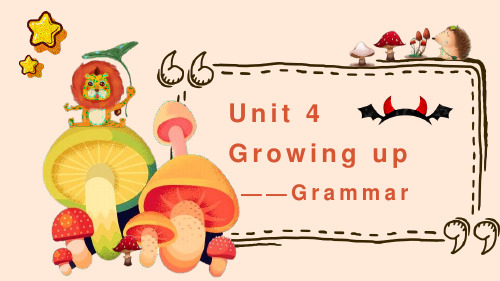 Unit4Grammar课件牛津译林版九年级英语上册