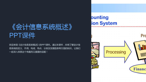 《会计信息系统概述》课件