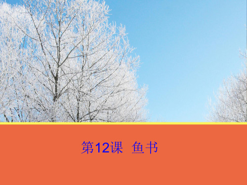 第12课《鱼书》课件(粤教版必修2)PPT优选课件