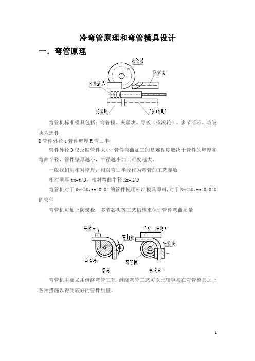 弯管原理和弯管模具设计