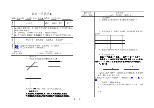 2019精选教育强湾中学导学案46.doc