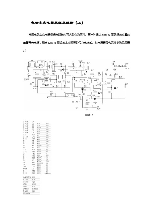 电动车充电器原理及维修