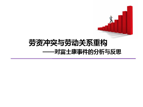 关于富士康问题在政府、企业、个人、工会方面的思考