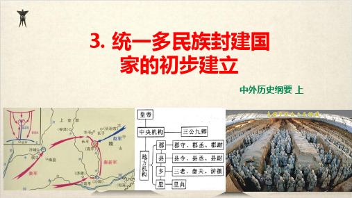 历史部编版统一多民族封建国家的初步建立优质课件-PPT