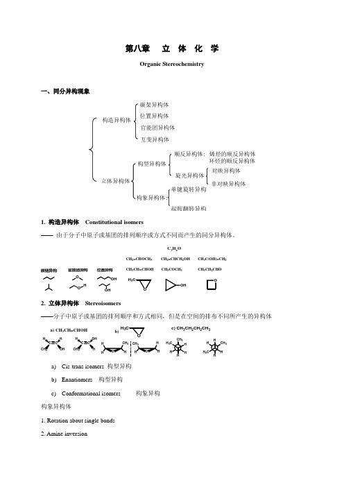 第八章 立体化学