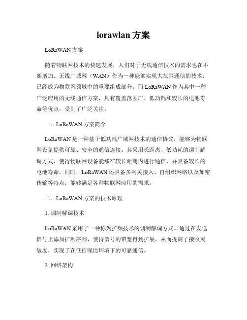 lorawlan方案