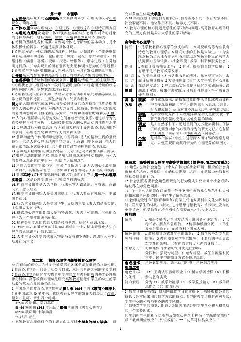 2018年高等教育教师资格证理论考试复习资料大全