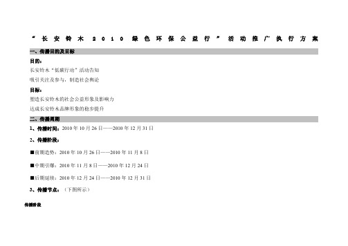 2010四川长安活动媒体传播方案
